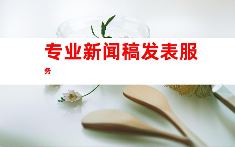 专业新闻稿发表服务