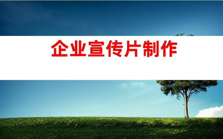 企业宣传片制作